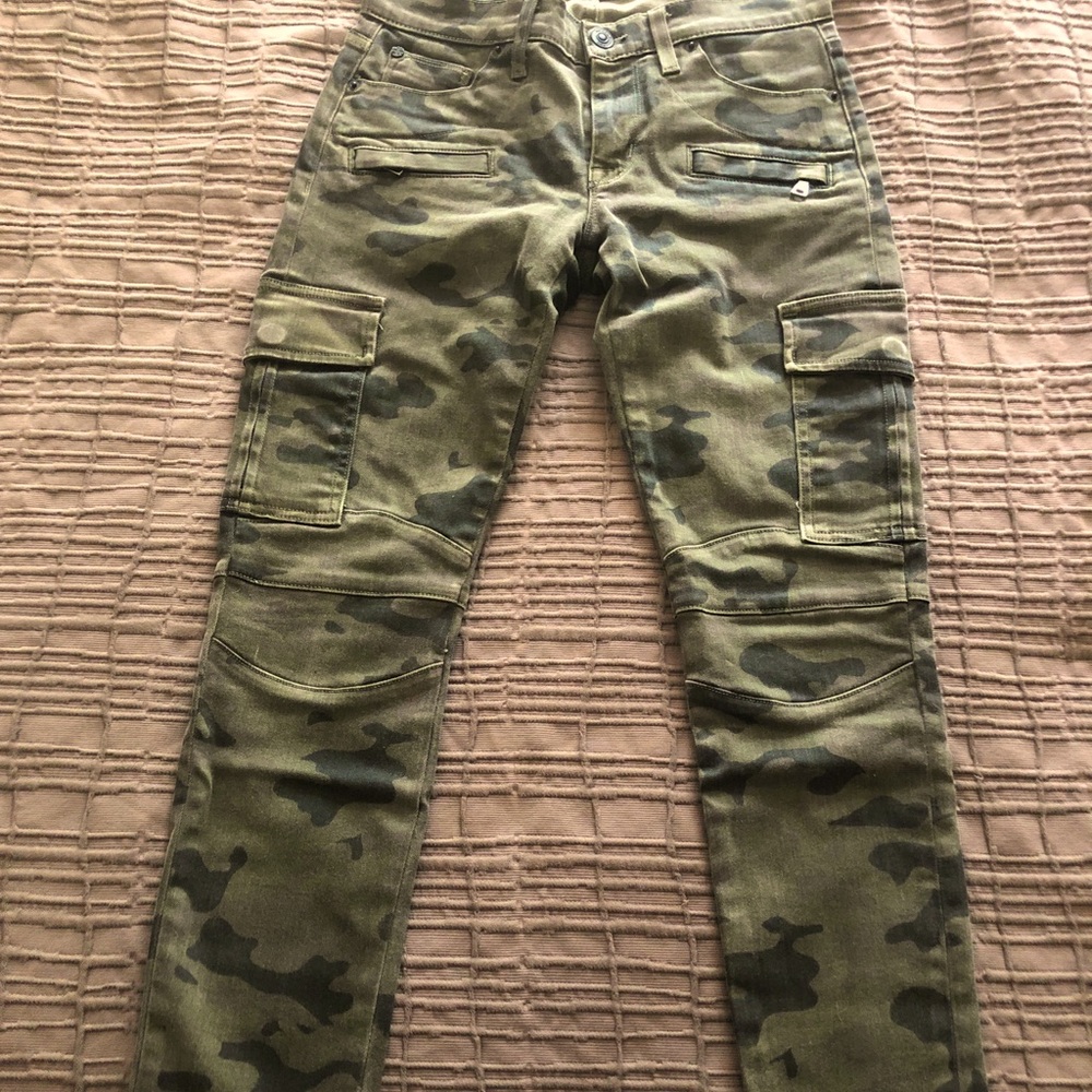 Hudson ankle cargo jeans